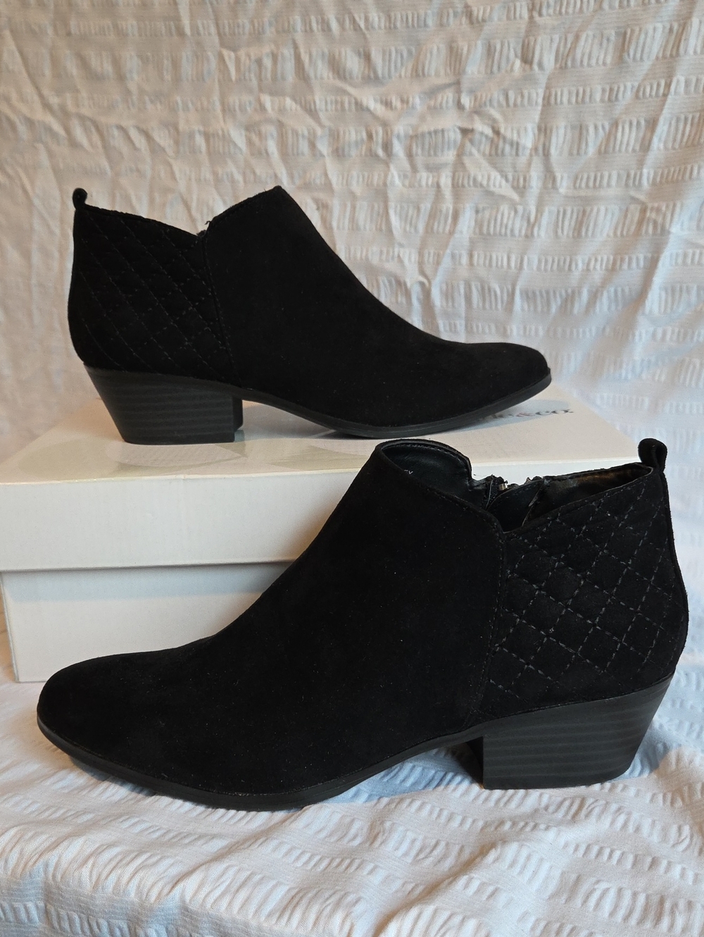 Style & Co Wessley Black Ankle Booties